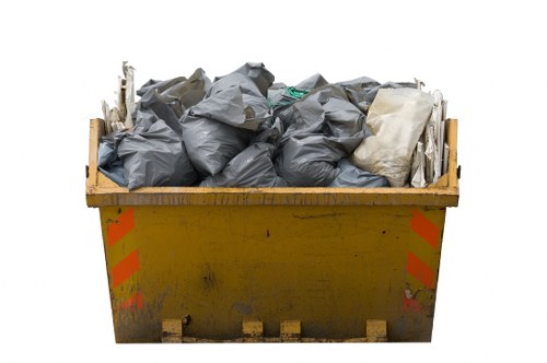 Types of business waste including recyclables and general waste